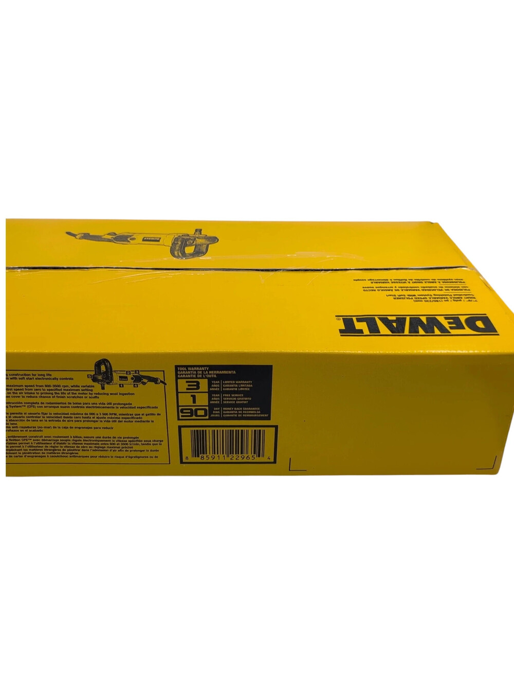 Dewalt DWP849X 7"/9" Electronic Polisher with Protective Cover w/ Warranty! - Picture 4 of 6